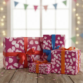 Papel De Regalo Mauve Sakura Pink Petals Wrapping Paper
