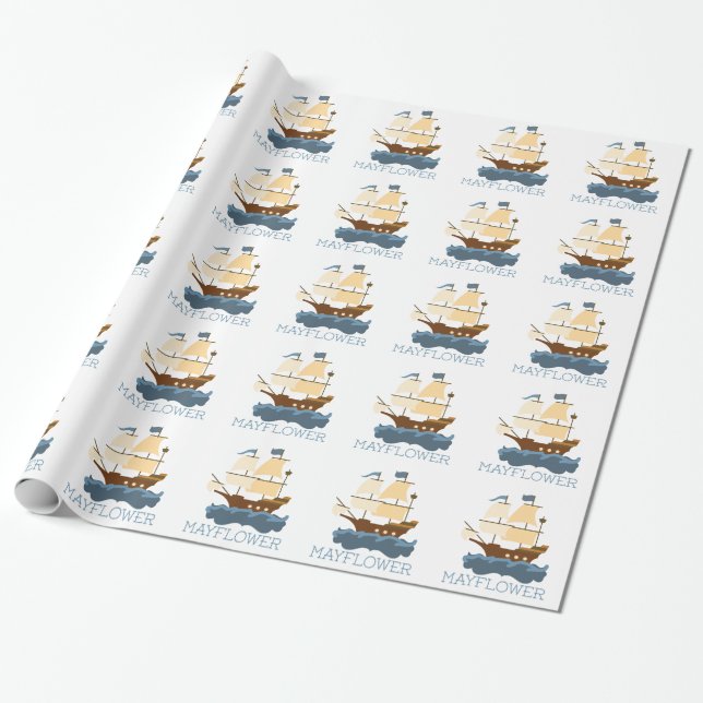 Papel De Regalo Mayflower (Desenrollado)