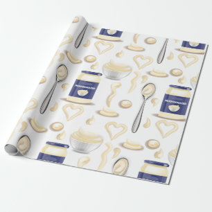 Papel De Regalo mayonesa condimento cremoso esparcimiento salsa