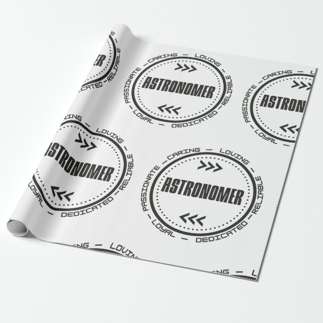 Papel De Regalo Mayor astrónomo (Desenrollado)