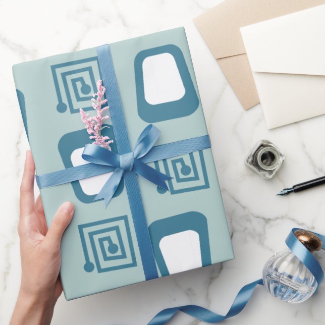 Papel De Regalo Mazas y trapezoides (Regalar)