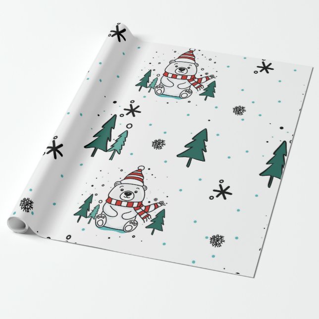 Papel De Regalo MCD Oso Polar (Desenrollado)
