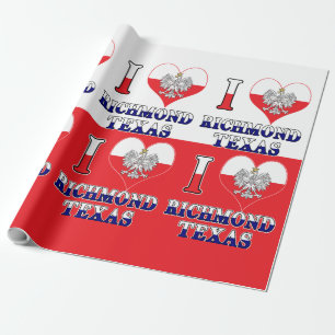 Papel De Regalo Me encanta Richmond Texas