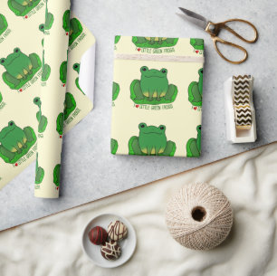 Papel De Regalo Me encantan las ranas