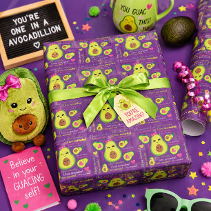 Papel De Regalo Me encantan los aguacates