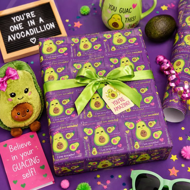 Papel De Regalo Me encantan los aguacates (Subido por el creador)