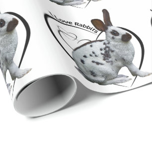 Papel de Regalo Me Encantan los Conejos