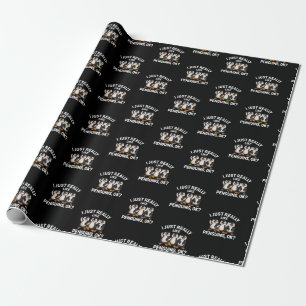 Papel De Regalo Me Encantan Los Pingüinos Vale Divertido Amante De