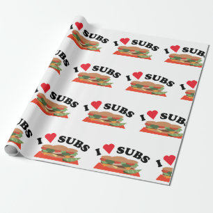 Papel De Regalo Me encantan los submarinos