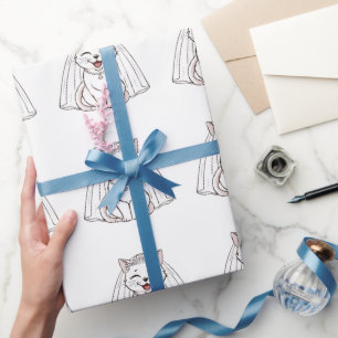 Papel De Regalo ¡Me estoy casando con un miau!