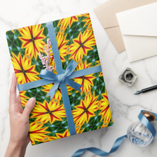 Papel De Regalo Me Gustan Las Flores Únicas
