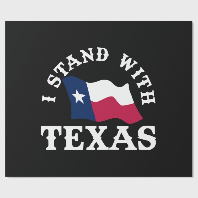 Papel De Regalo Me quedo con Texas (Superficie plana)