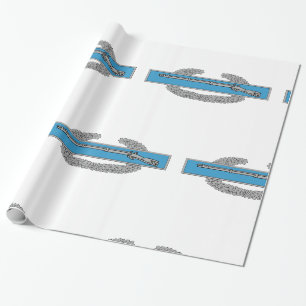 Papel De Regalo Medalla de Infante de Combate CIB Veterano del Ejé