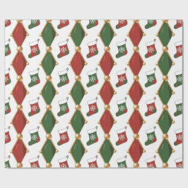 Papel De Regalo Media de Navidad