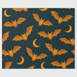Papel De Regalo Medianoche Moon Bats