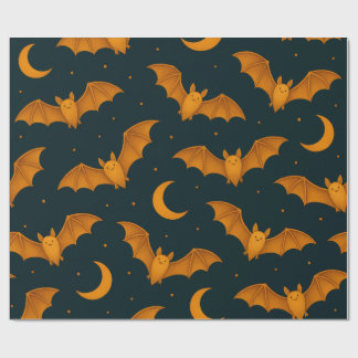 Papel De Regalo Medianoche Moon Bats