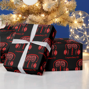 Papel De Regalo Médica Brain Tejido Escuchando música
