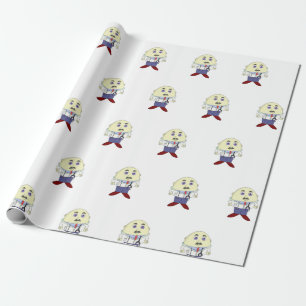 Papel De Regalo Médica de cabeza de huevo