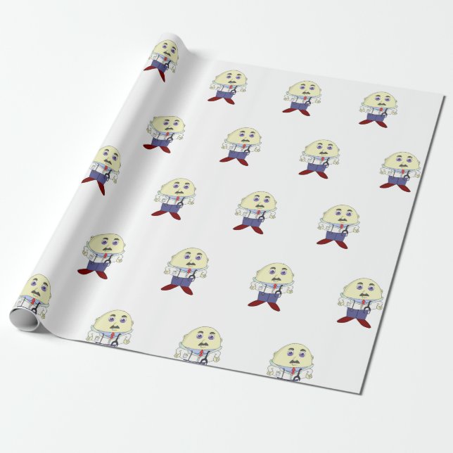 Papel De Regalo Médica de cabeza de huevo (Desenrollado)