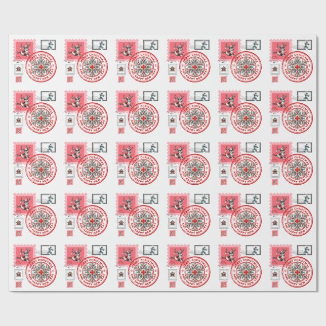 Papel De Regalo Medical-Themed Christmas Stamps and Holiday Clipar (Superficie plana)