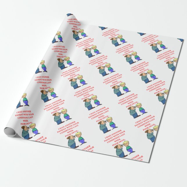 PAPEL DE REGALO MÉDICO (Desenrollado)