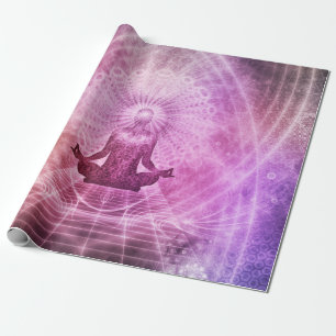 Papel De Regalo Meditación espiritual del yoga Zen Colorful