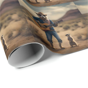 Papel De Regalo Meerkat Duet: Juntos en armonía,