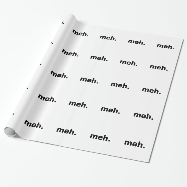 Papel De Regalo Meh. (Desenrollado)