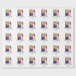 Papel De Regalo Mejor abuelo, abuelo, abuelo... foto de regalo tex