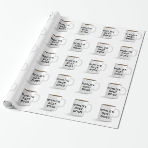 Papel De Regalo Mejor Boss del mundo