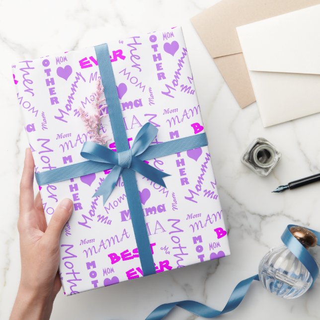 Papel De Regalo Mejor Día de la Madre (Regalar)