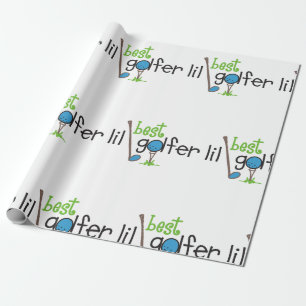 Papel De Regalo Mejor Lil Golfer