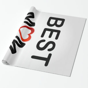 Papel De Regalo Mejor madre   Personalizado Para Mi Mamá
