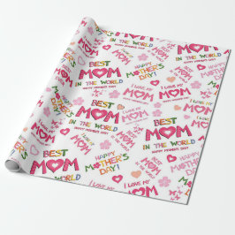 Papel De Regalo Mejor Mamá
