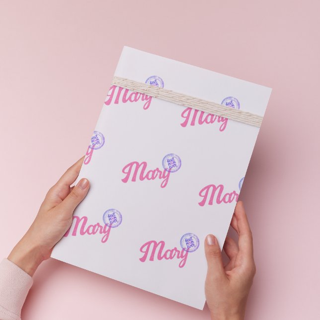 Papel De Regalo Mejor Mamá del Día de la Madre Personalizada (Subido por el creador)