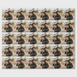 Papel De Regalo Mejor papá del mundo regalo de padre foto nombre s