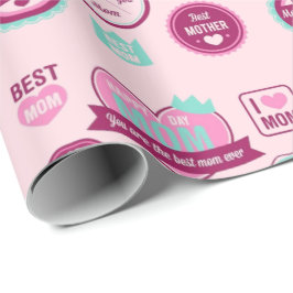 Papel De Regalo Mejor patrón de madre de siempre