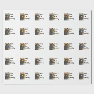 Papel De Regalo Mejor plantilla de regalo de nombre de foto de gat