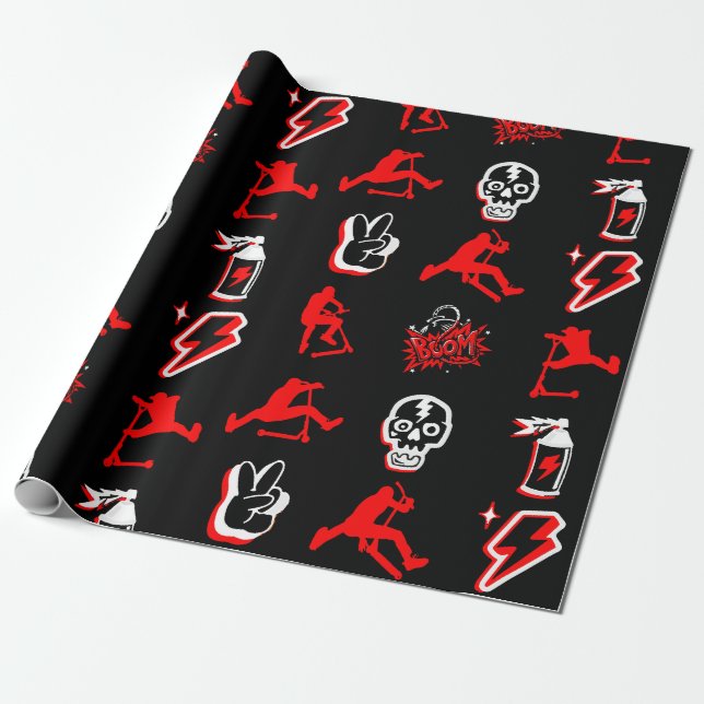 Papel De Regalo Mejor Scooters de estilo libre (Desenrollado)