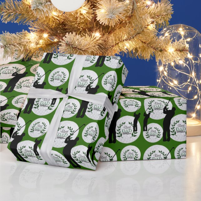 Papel De Regalo Mejores bolas de golf de Dad Fore Ever (Vacaciones)