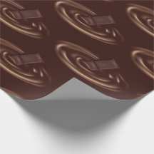 Melancolía de chocolate en chocolate líquido