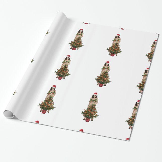 Papel De Regalo MELANIA, el TRAMP de navidades (Desenrollado)