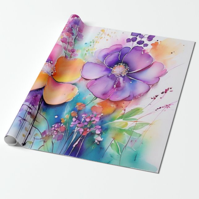 Papel De Regalo Melaza de agua de Petales suaves (Desenrollado)