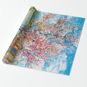 Papel De Regalo Melocotonero en Flor, Van Gogh