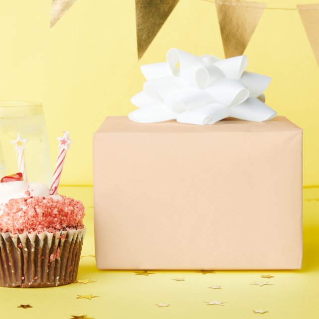 Papel De Regalo Melocotones y Crema  (Fiesta de cumpleaños )