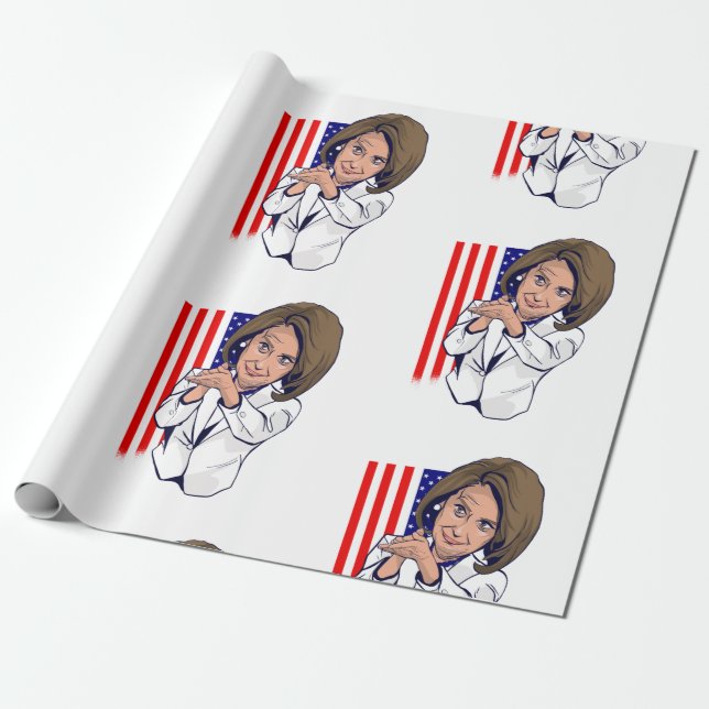 Papel De Regalo Meme de Nancy Pelosi aplaudiendo (Desenrollado)