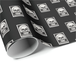 Papel De Regalo Memento Mori Skull Art