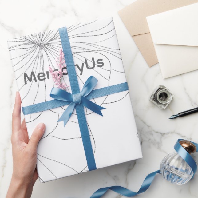 Papel de regalo MemoryUs – Diseño minimalista eleg (Regalar)