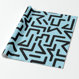Papel De Regalo Memphis Labyrinth