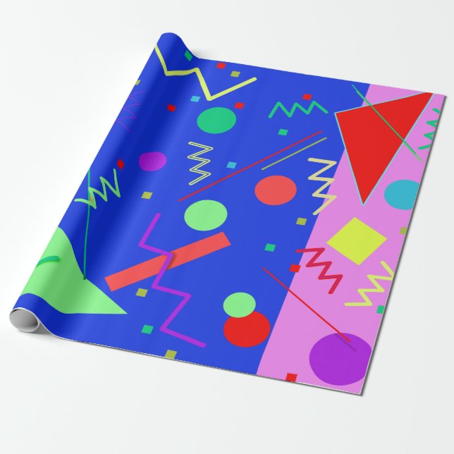 Papel De Regalo Memphis No. 53 (Desenrollado)